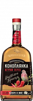 КОНОПЛЯНКА ЖГУЧИЙ ПЕРЕЦ настойка горькая   40%, 0,5л (Беларусь)