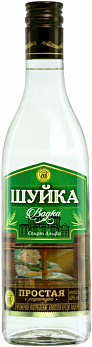 Водка Шуйка простая рецептура 40%, 0,5л (Россия)